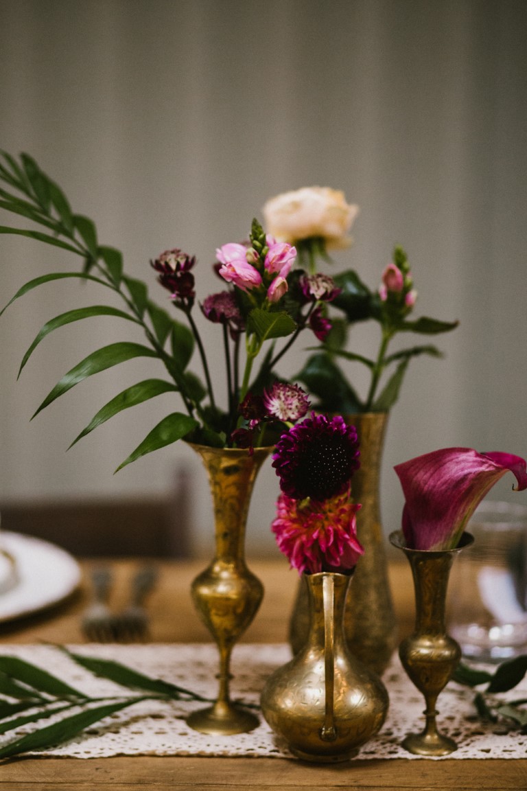 Brass Posy Vases Okehurst Design