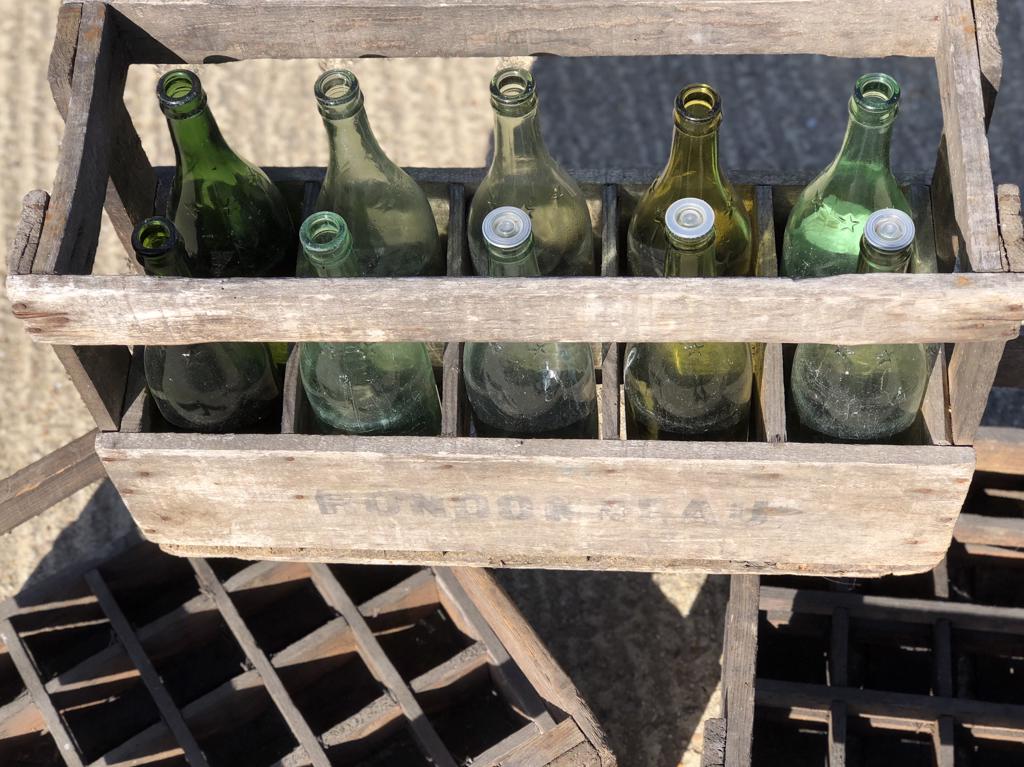 Vintage French Beer & Wine Cases