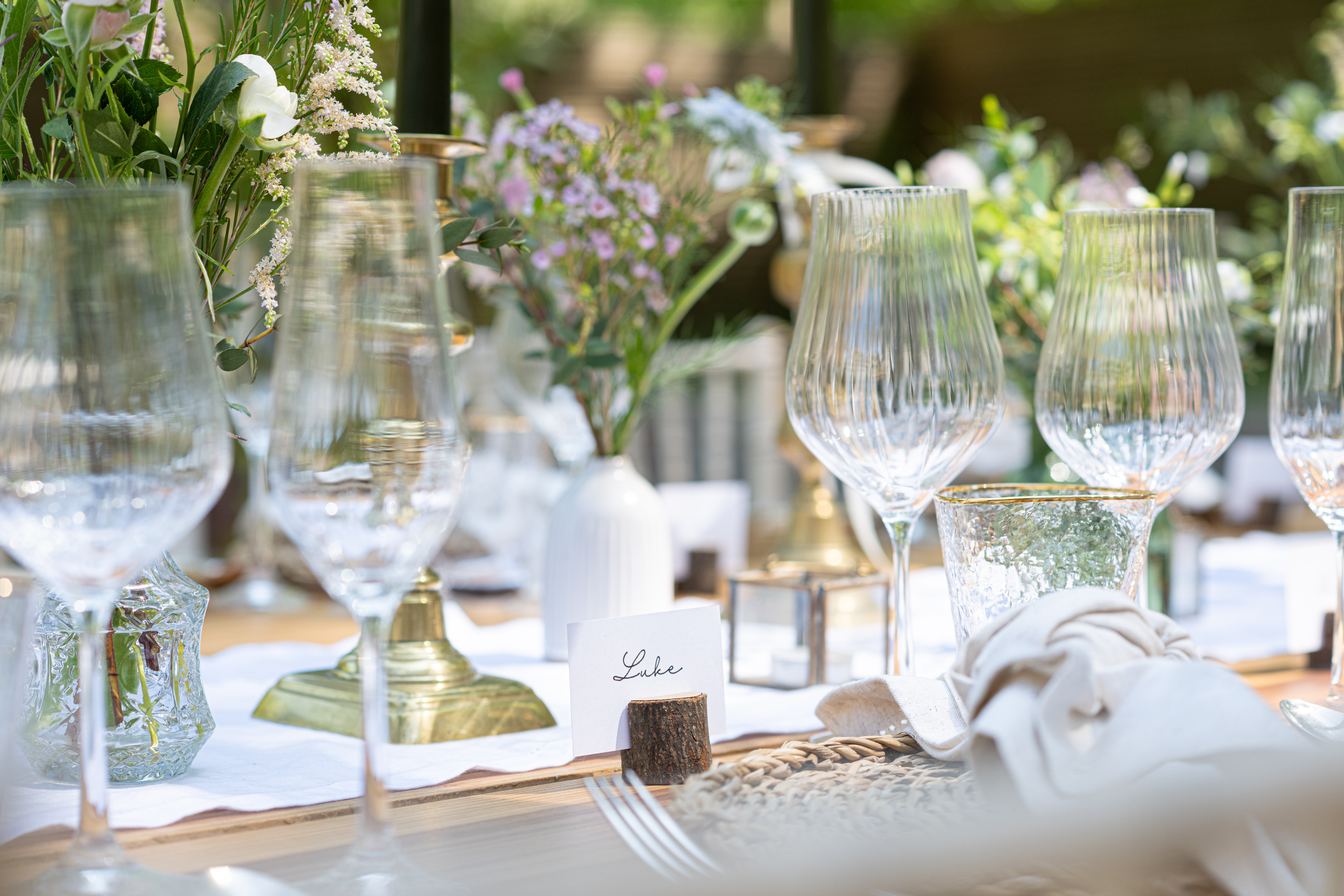 Wooden Place Card Holders