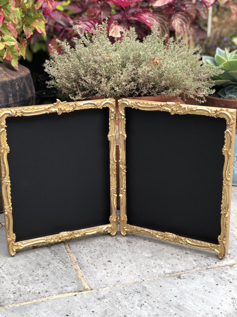 Ornate Hinged Blackboard