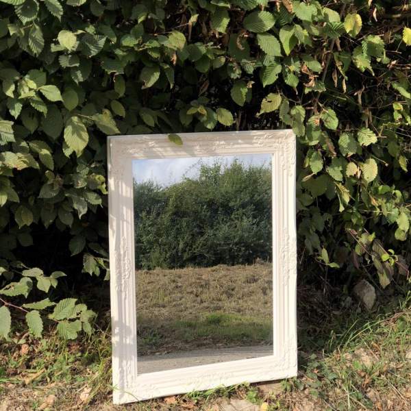 Ivory Framed Mirror